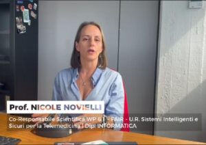 PROF.SSA NICOLE NOVIELLI | Co-Responsabile Scientifica WP 6.1 – FAIR | Dip. INFORMATICA – UNIBA