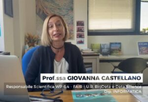 PROF.SSA GIOVANNA CASTELLANO – L’Intelligenza Artificiale per l’Alzheimer